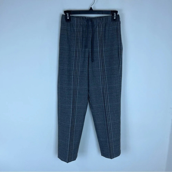 Aritzia The Group by Babaton Jimmy Pant Plaid Gray High Rise Size XS B21 - Picture 8 of 8